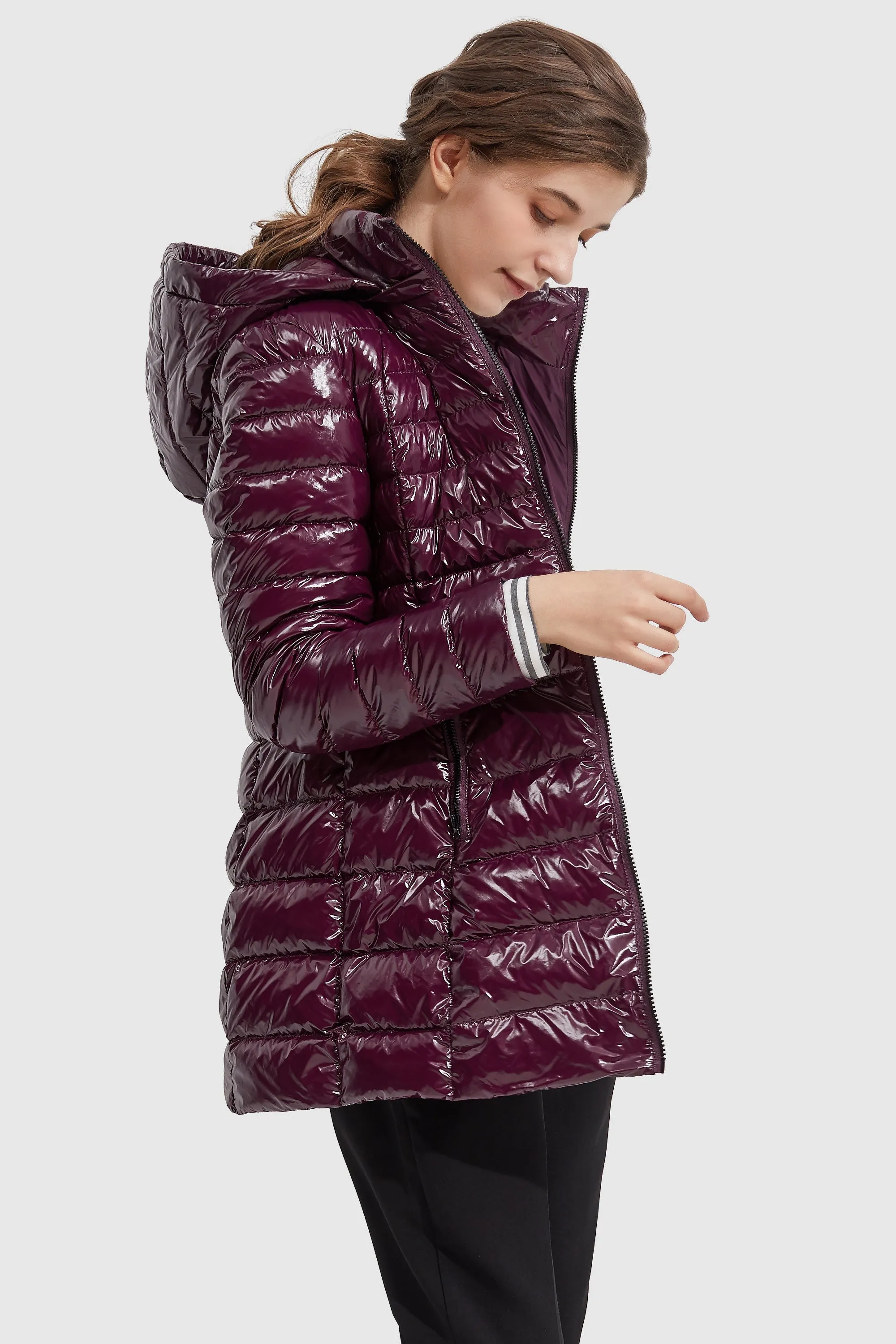 Stand Collar Light Quilted Down Jacket