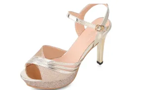 Summer Shoes Woman Dress Bling Weddging Silver High Heels Pumps Ladies Zapatos Mujer 7217 1 sold