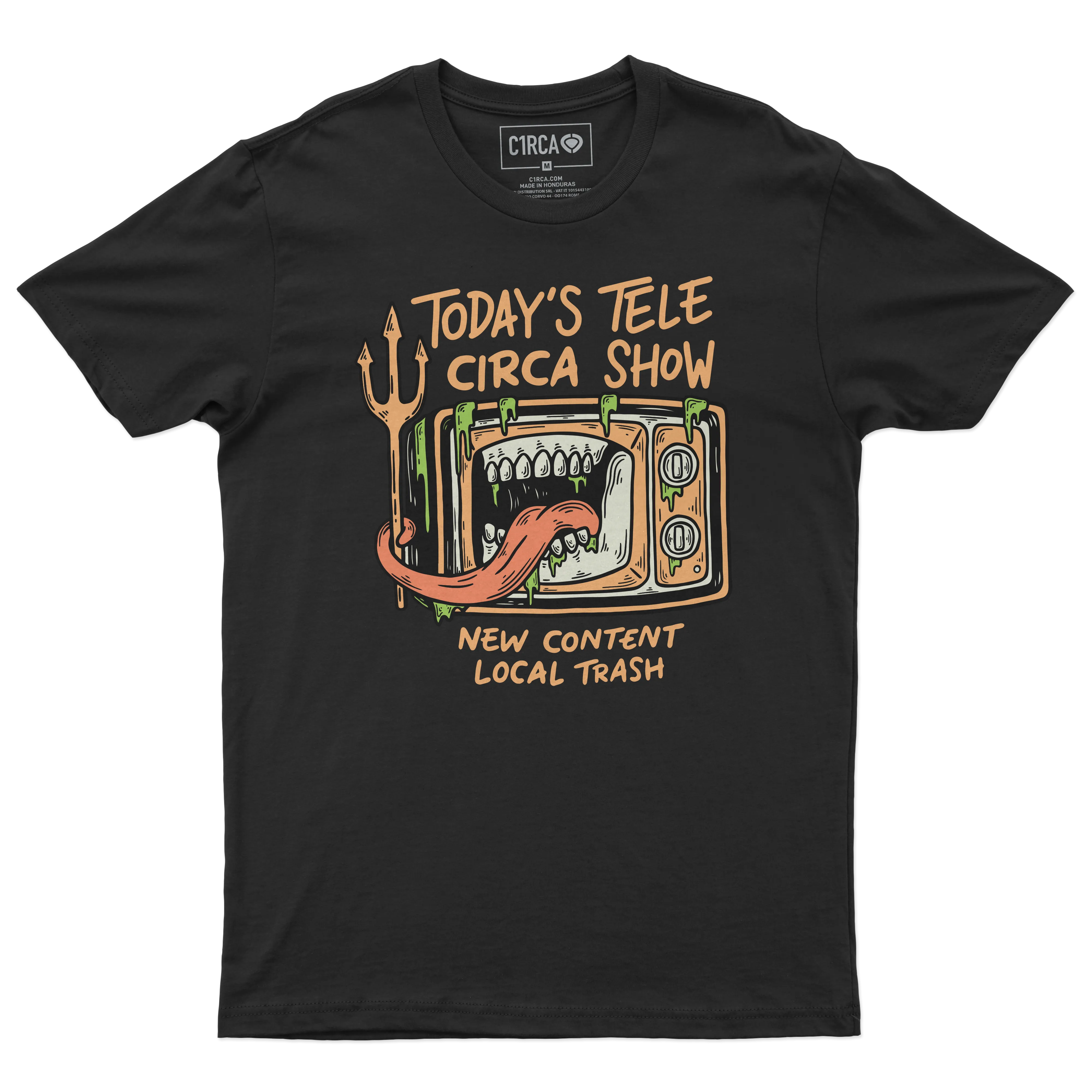 TELEC1RCA T-Shirt - Black