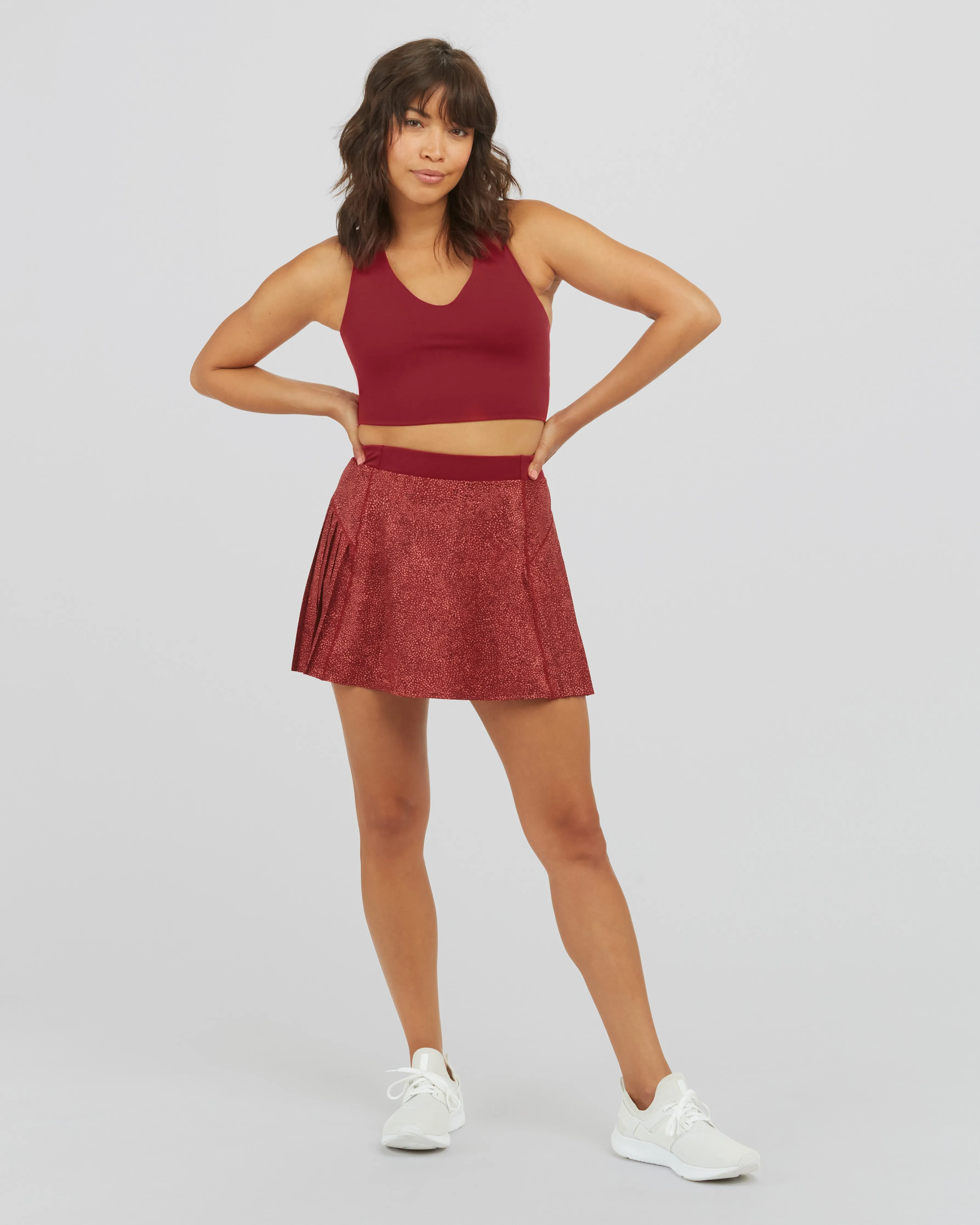 The Get Moving Pleated 14" Skort