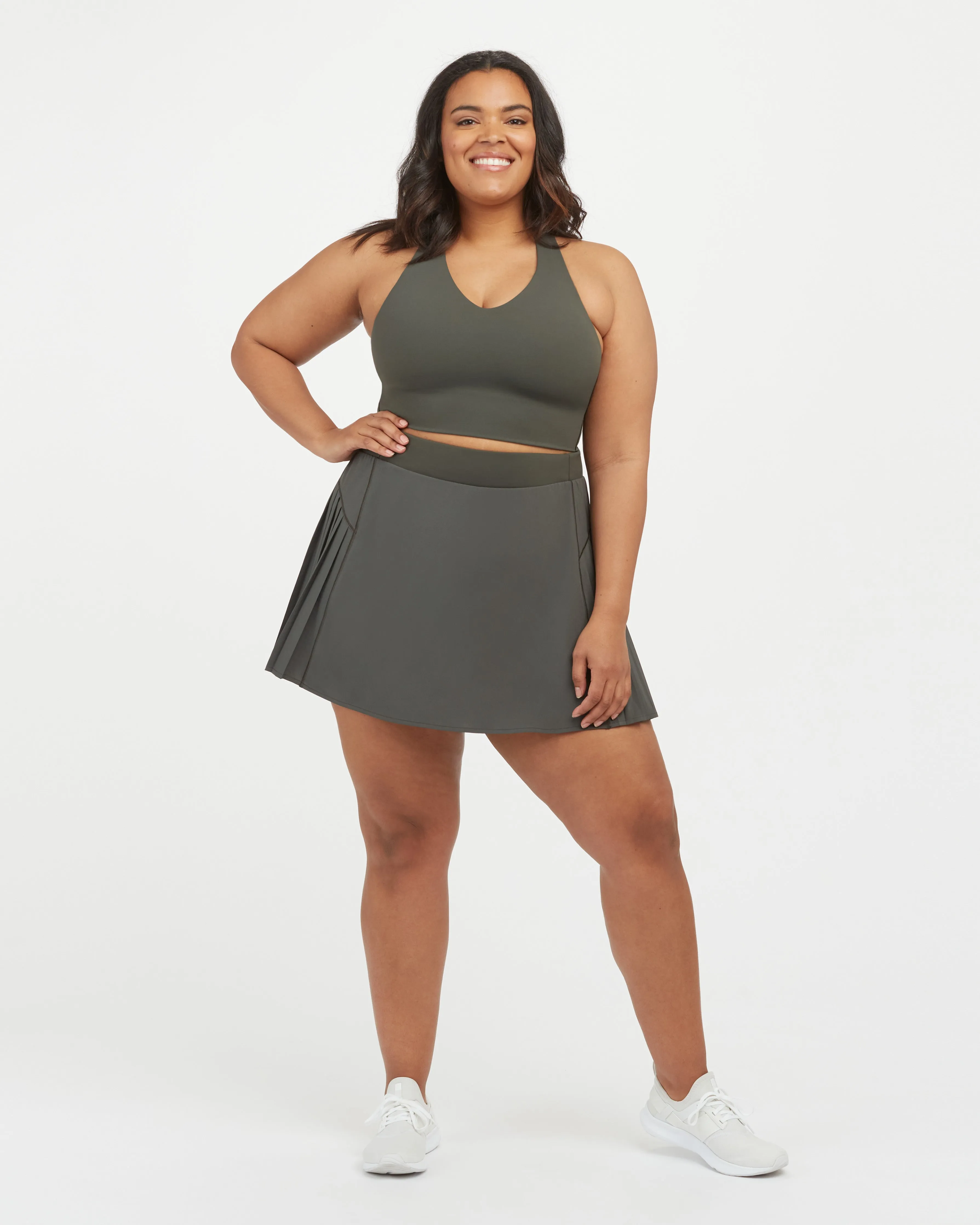 The Get Moving Pleated 14" Skort