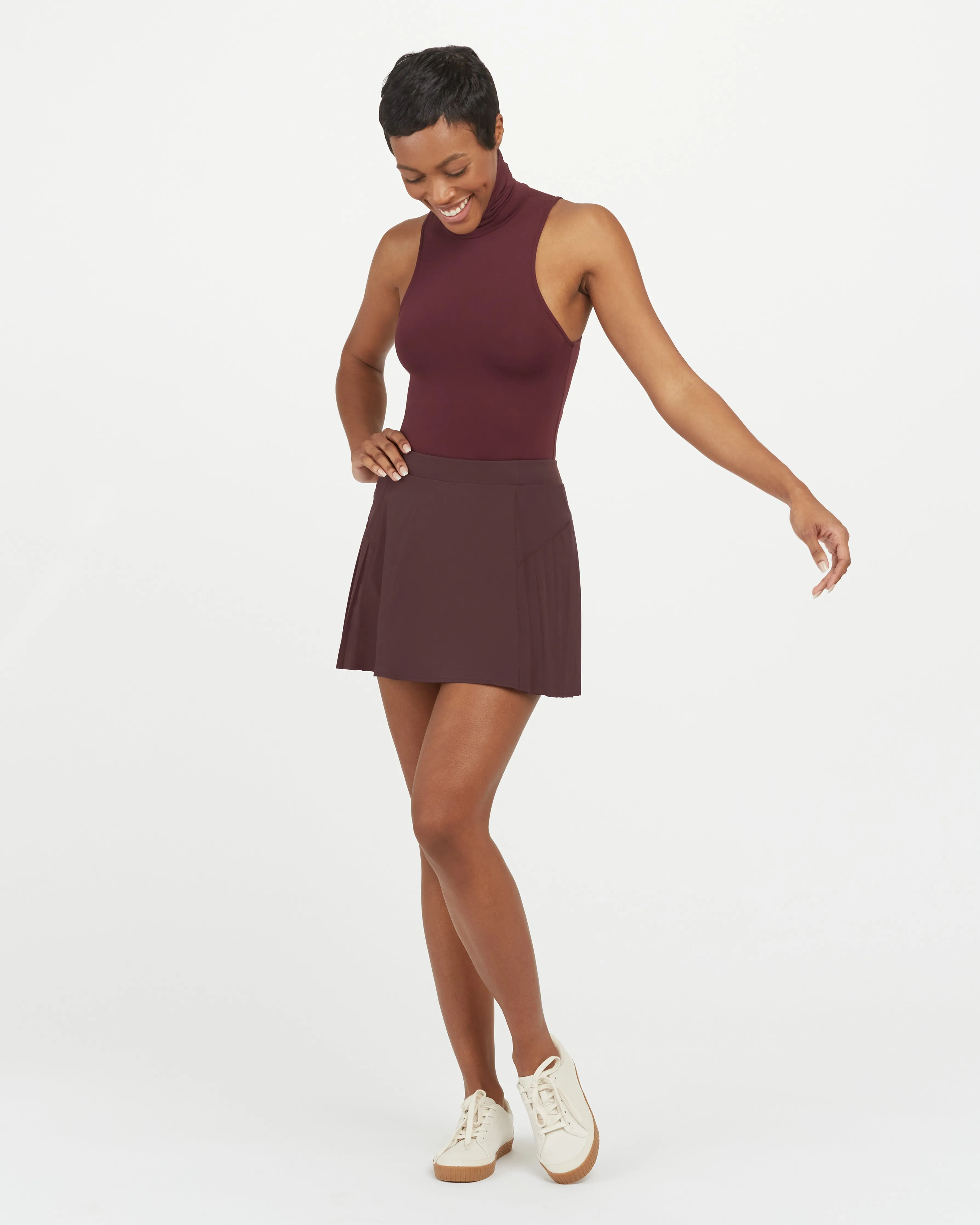 The Get Moving Pleated 14" Skort