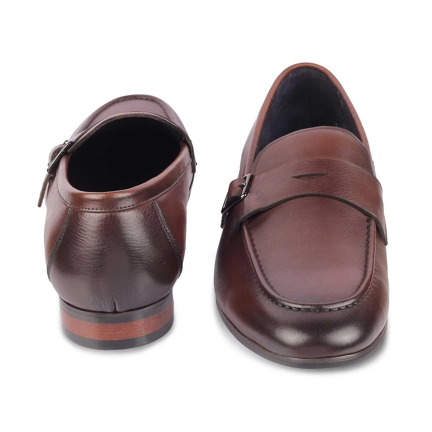 Tresmode Neno Brown Men's Leather Loafers