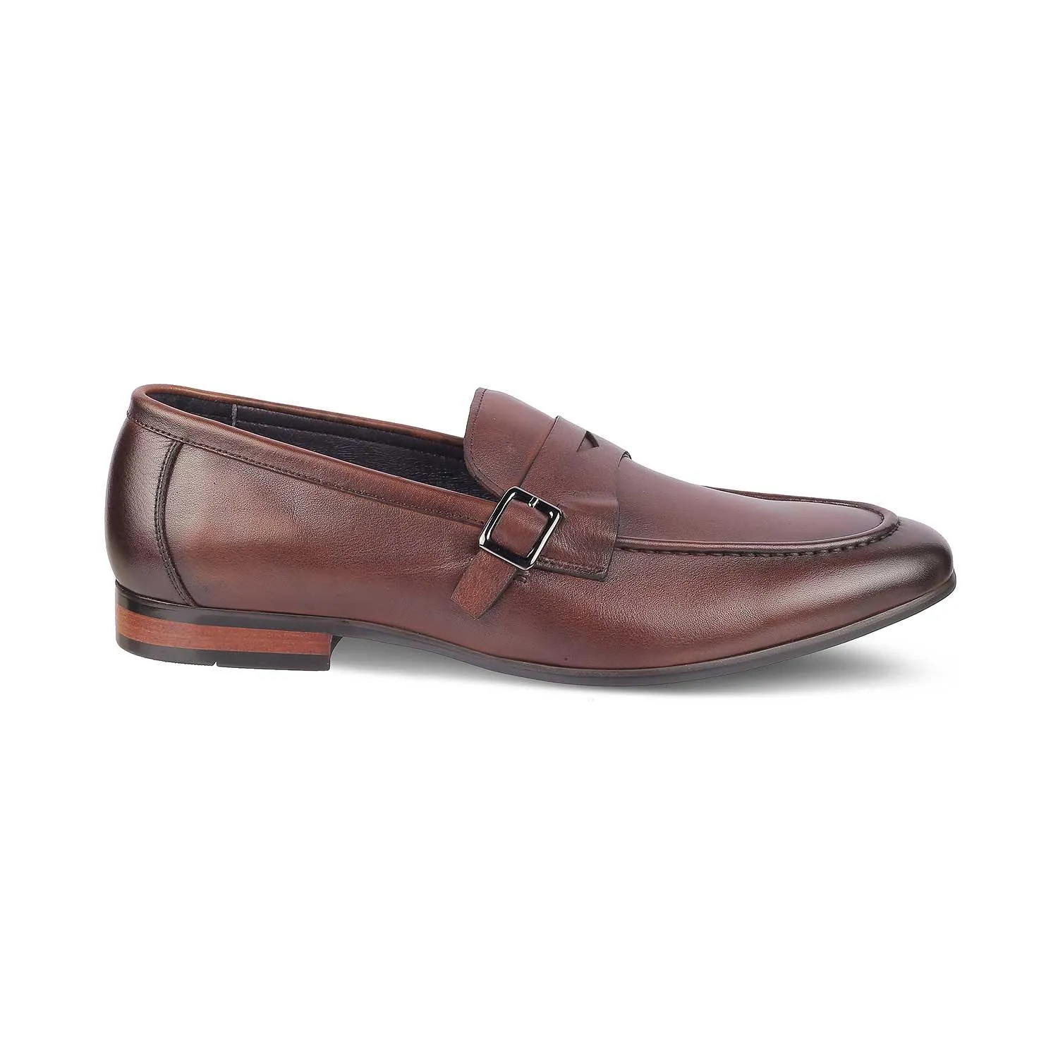 Tresmode Neno Brown Men's Leather Loafers