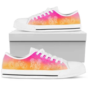 Watercolor Elephant Low Top