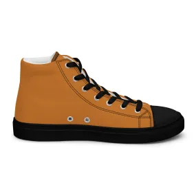 Women’s high top canvas shoes Bronze/Black