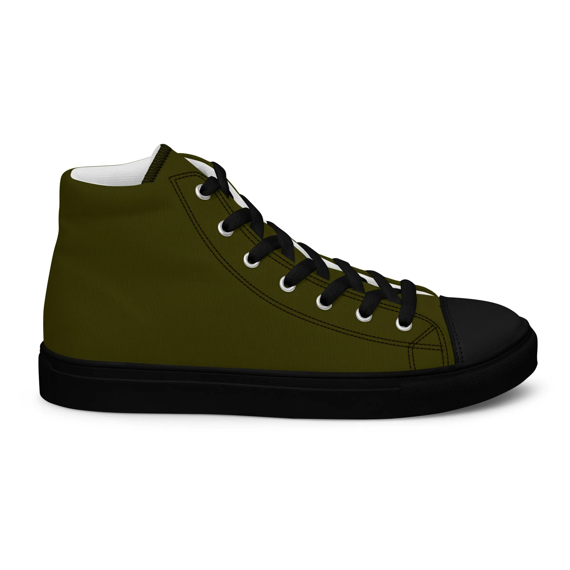 Women’s high top canvas shoes Karaka/Black