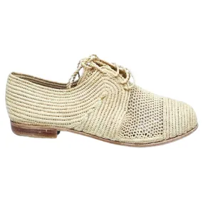 Women's Raffia Oxford Open Weave (Natural)