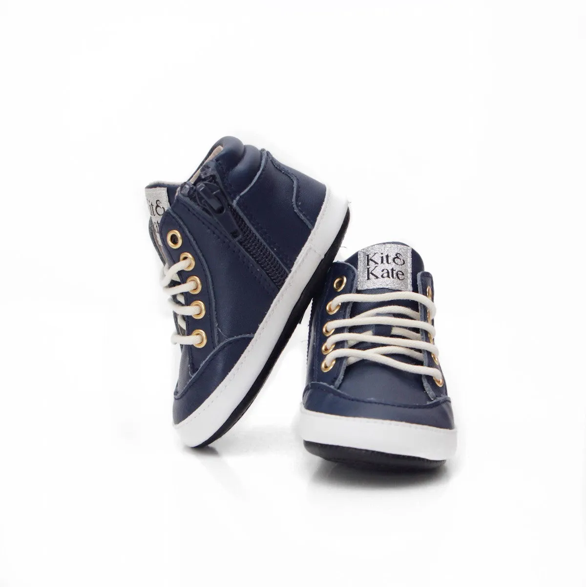 z Brooklyn Baby High Top Sneakers Navy